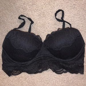 Black Lace Bra (PINK)